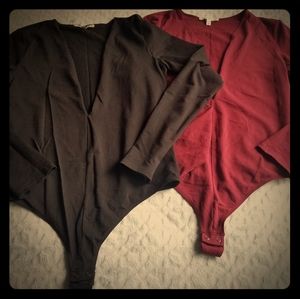 EXPRESS Plunge Body Suits